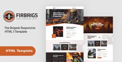Firbrigs - Fire Department HTML Template
