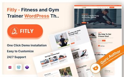 Fitly – Fitness and Gym Trainer WordPress Theme