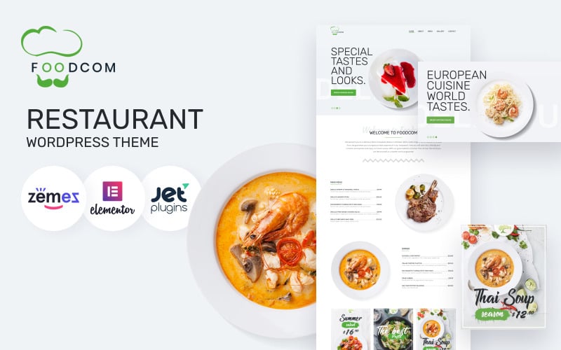 Foodcom - Restaurant WordPress Elementor Theme Foodcom - Restaurant WordPress Elementor Theme