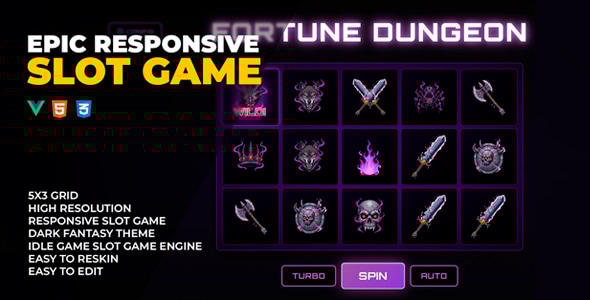 Fortune Dungeon - Responsive Slot Game Engine Fortune Dungeon - Responsive Slot Game Engine