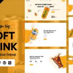 Fresh Sip - Soft Drink Brand Showcase WooCommerce WordPress Elementor Theme