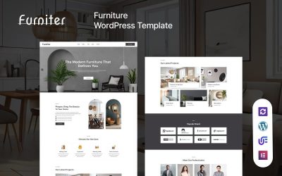 Furniter - Furniture Manufacturing And Interior Decor WordPress Elementor Theme