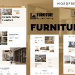 Furniture - Handmade Wooden Furniture WordPress Elementor Theme