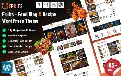Futika - Food Blog & Recipe WordPress Theme