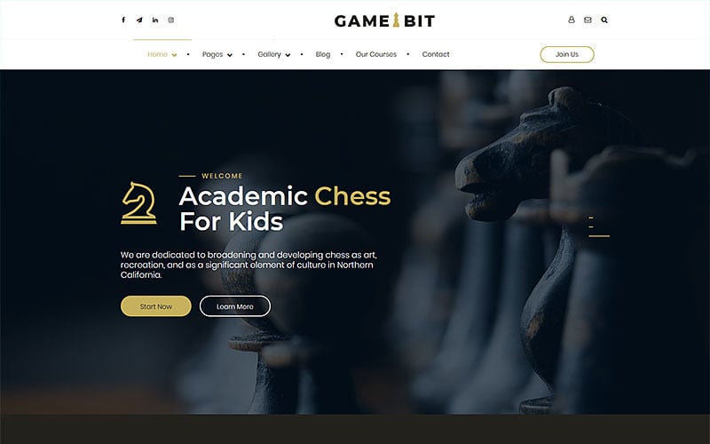 Gamebit - chess club and board games WordPress Theme Gamebit - chess club and board games WordPress Theme