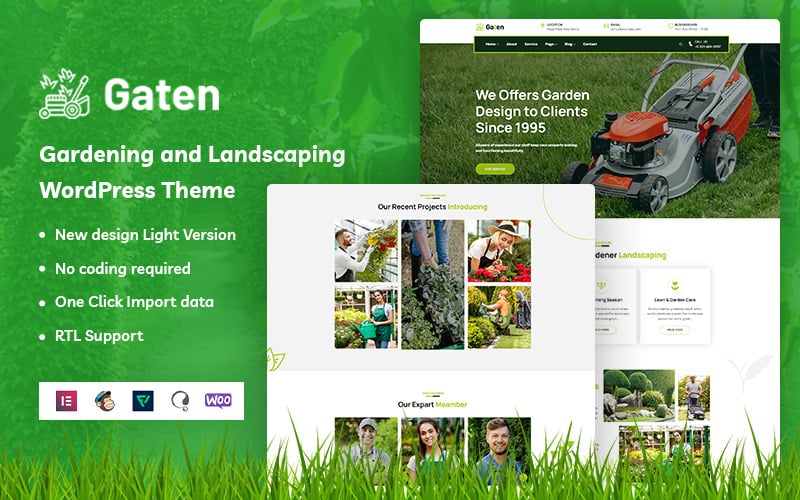 Gaten - Gardening and Landscaping WordPress Theme Gaten - Gardening and Landscaping WordPress Theme