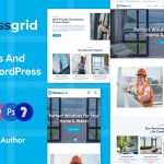 Glassgrid - Windows, Glasses and Doors Services Elementor Wordpress Responsive Theme