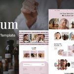 Glow Drops - Skincare, Vitamin & Organic Serum WordPress Elementor Theme