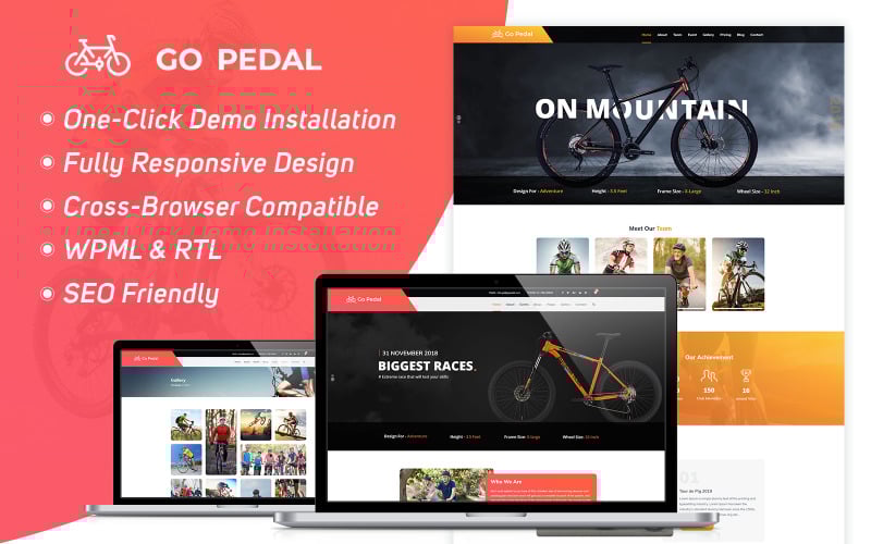 Go Pedal - Cycling WordPress Theme Go Pedal - Cycling WordPress Theme