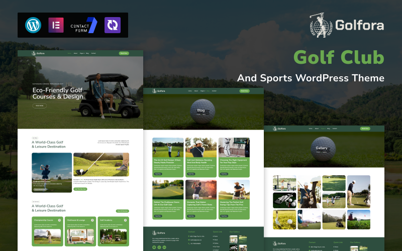 Golfora – Golf Club & Sports WordPress Theme Golfora – Golf Club & Sports WordPress Theme