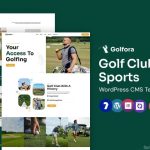 Golfora - Golf Course and Academy WordPress Elementor Theme