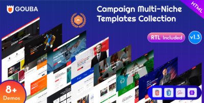 Gouba -  Ads Marketing Campaign Bootstrap 5 Templates Collection