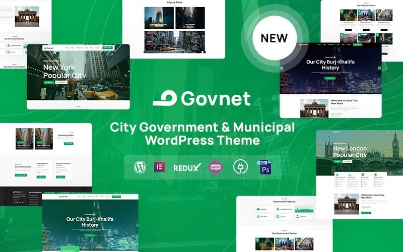 Govnet - City Government and Municipal Responsive WordPress Theme Govnet - City Government and Municipal Responsive WordPress Theme