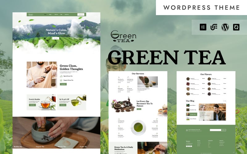 Green Tea - Organic Green Tea Store WordPress Elementor Theme Green Tea - Organic Green Tea Store WordPress Elementor Theme