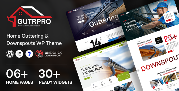GutrPro - Home Guttering & Downspouts Services WordPress Theme GutrPro - Home Guttering & Downspouts Services WordPress Theme