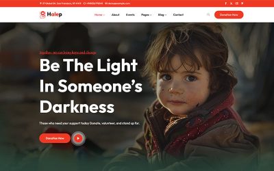 Halep - Non-profit and Charity Elementor WordPress Theme