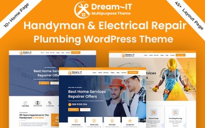 Handyman Renovation Services Elementor WordPress Theme