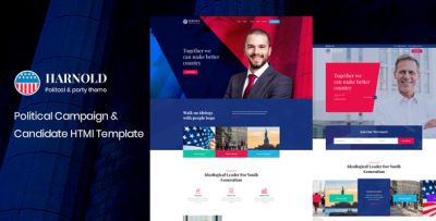 Harnold - Political Campaign HTML Template