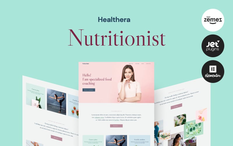 Healthera - Certified Nutritionist WordPress Theme Healthera - Certified Nutritionist WordPress Theme
