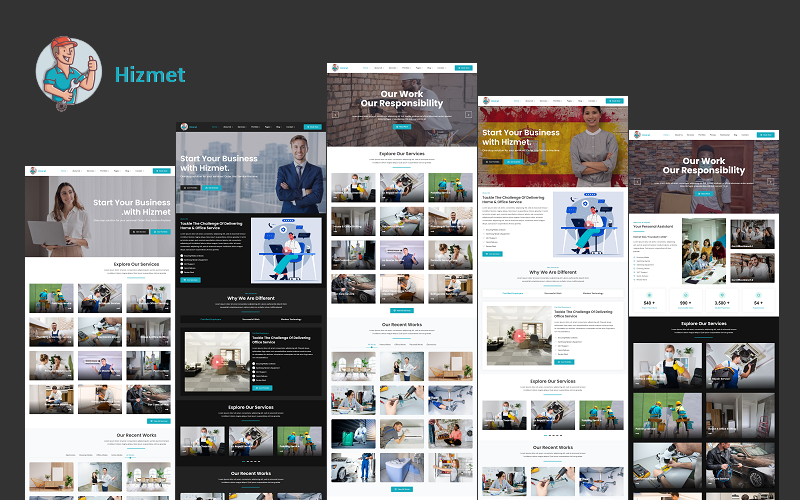 Hizmet - Service Provider Company for Home, Office, and Personal Work Elementor WordPress Theme Hizmet - Service Provider Company for Home, Office, and Personal Work Elementor WordPress Theme