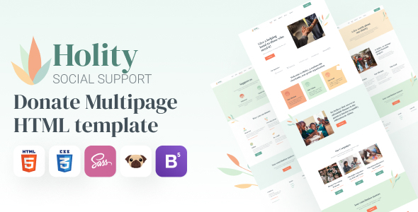 Holity - HTML5 Donate Website Template Bootstrap 5 Design Holity - HTML5 Donate Website Template Bootstrap 5 Design