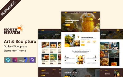 HoneyHaven - Honey Store And Honey Farm WordPress Elementor Theme