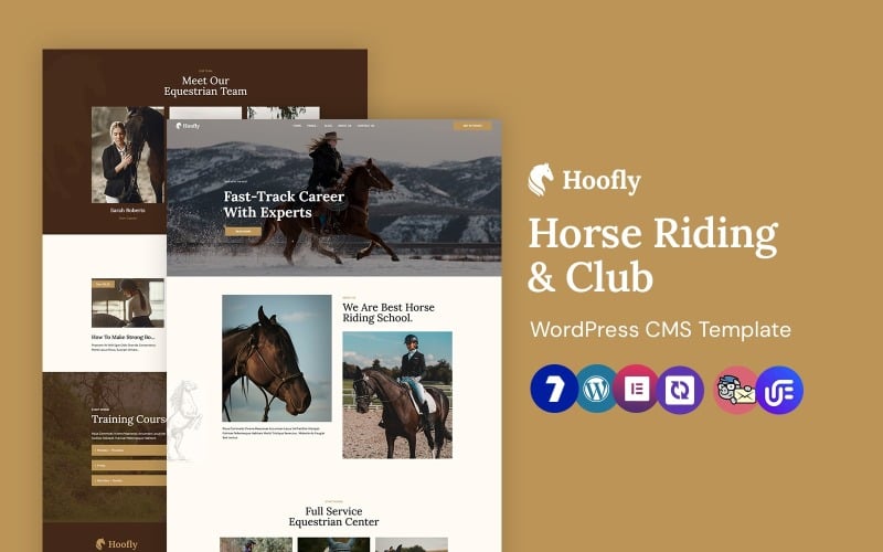 Hoofly - Horse Riding School WordPress Elementor Theme Hoofly - Horse Riding School WordPress Elementor Theme