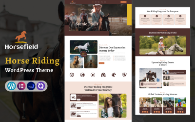 Horsefield – Equestrian & Horse Riding Elementor WordPress Theme