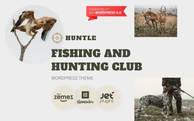 Huntle - Fishing and Hunting Club WordPress Theme