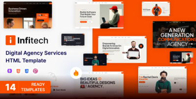 Infitech - Digital Agency & IT Service HTML Template