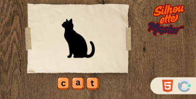 Silhouette Master - Modern Visual Trivia | Construct 3 (c3p) | 30+ Levels