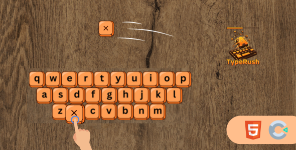 TypeRush – Modern Typing Speed Game (Construct 3) TypeRush – Modern Typing Speed Game (Construct 3)