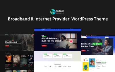 Internet Provider Broadband TV and Internet Service WordPress Theme - Subnet Internet Wifi