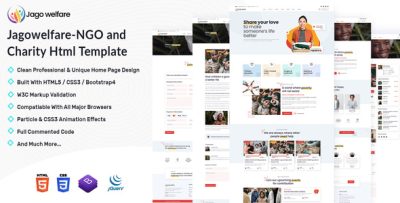 Jagowelfare - NGO and Charity Html Template