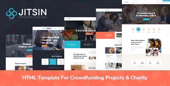 Jitsin - HTML Template For Crowdfunding Projects & Charity Jitsin - HTML Template For Crowdfunding Projects & Charity