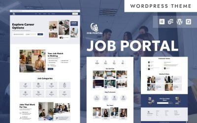 Job Portal - Job Portal & Hiring Platform WordPress Elementor Theme