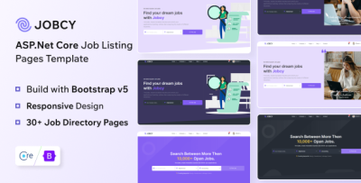 Jobcy - ASP.NET Core Job Board & Listing Template