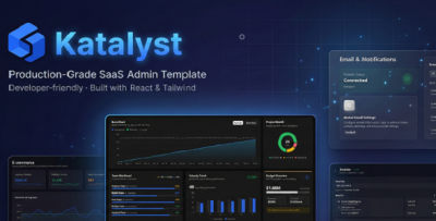 Katalyst - Modern React+Tailwind Admin Template
