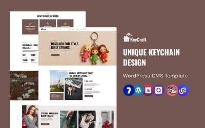 Keycraft - Keychain Store  WordPress Elementor Theme