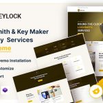 Keylock – Locksmith & Key Maker Security Services WordPress Theme