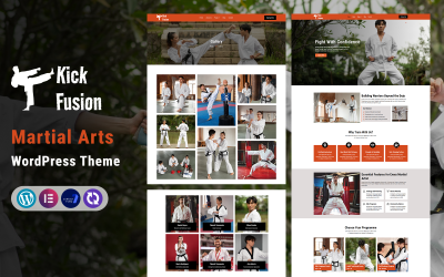KickFusion – Martial Arts & Karate School WordPress Theme