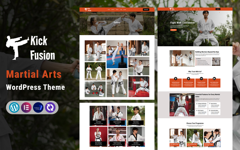 KickFusion – Martial Arts & Karate School WordPress Theme KickFusion – Martial Arts & Karate School WordPress Theme