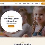 Kiddly - Kids Learning Responsive Elementor WordPress Theme