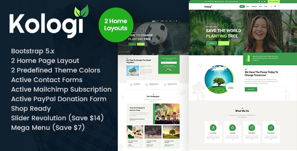 Kologi - Charity NonProfit HTML Template Kologi - Charity NonProfit HTML Template