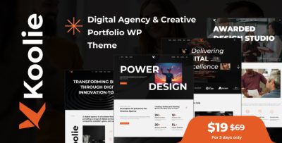 koolie - Creative Agency WordPress Theme