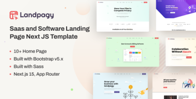 Landpagy - Saas & Software Landing Page Next JS Template