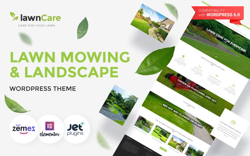 Lawn Care - Lawn Mowing & Landscape WordPress Theme Lawn Care - Lawn Mowing & Landscape WordPress Theme