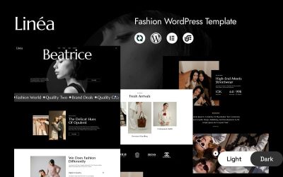 Linéa - Fashion Store Multipurpose Minimal WordPress Elementor Template