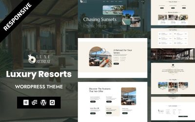 Luxe Retreat - RoyalStay Premium Hotel & Hospitality WordPress Elementor Theme