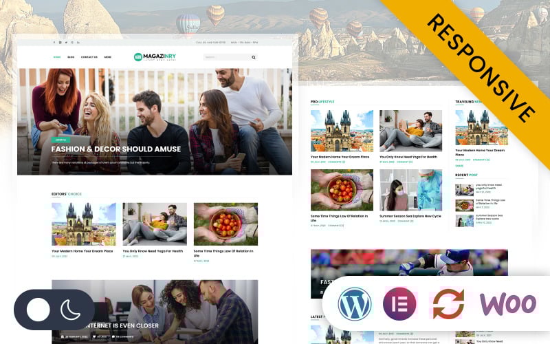 Magazinry - Newspaper, Magazine & Blog Elementor WordPress Responsive Theme Magazinry - Newspaper, Magazine & Blog Elementor WordPress Responsive Theme
